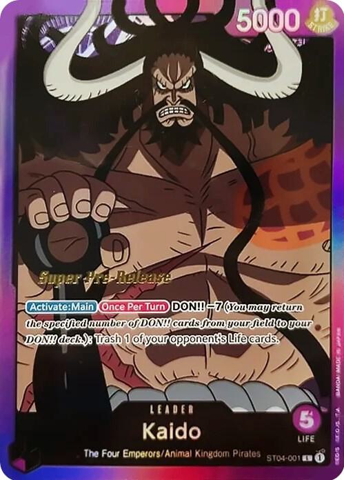Kaido (001) - One Piece Card Game