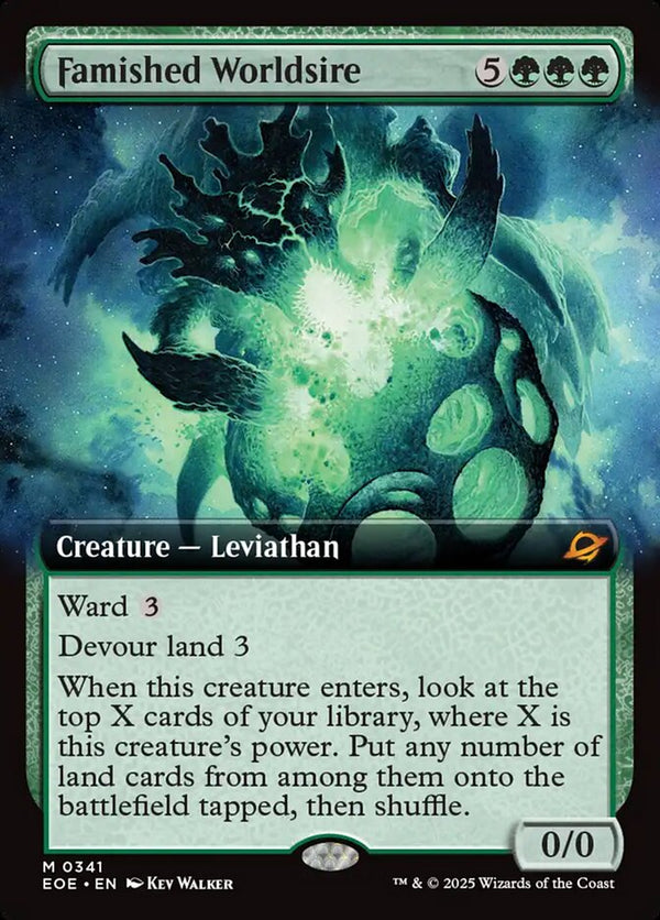 Famished Worldsire (Extended Art) - Magic: The Gathering