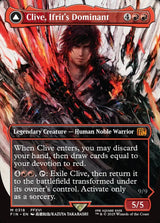 Clive, Ifrit's Dominant (0318) (Borderless) - Magic: The Gathering