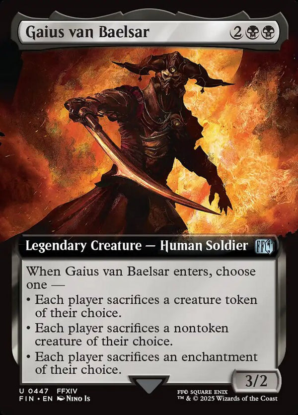 Gaius van Baelsar (Extended Art) - Magic: The Gathering