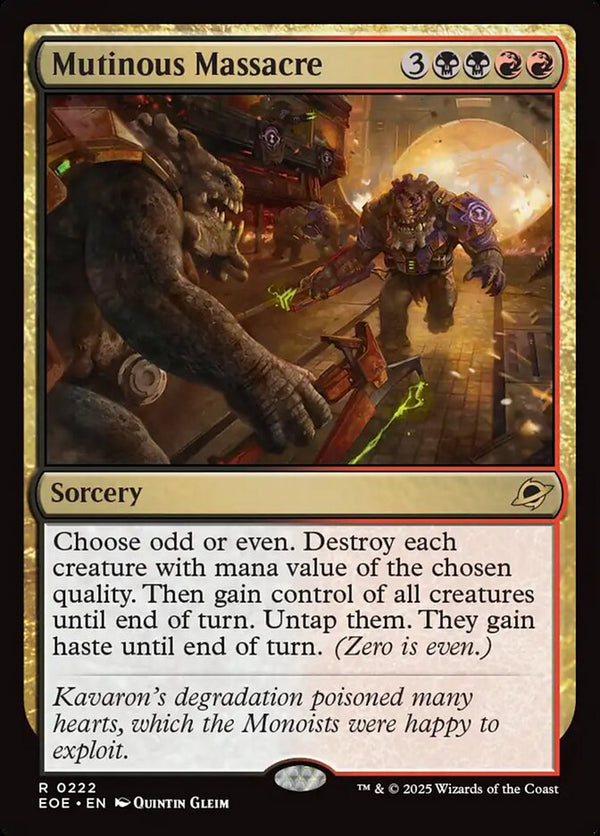 Mutinous Massacre - Magic: The Gathering