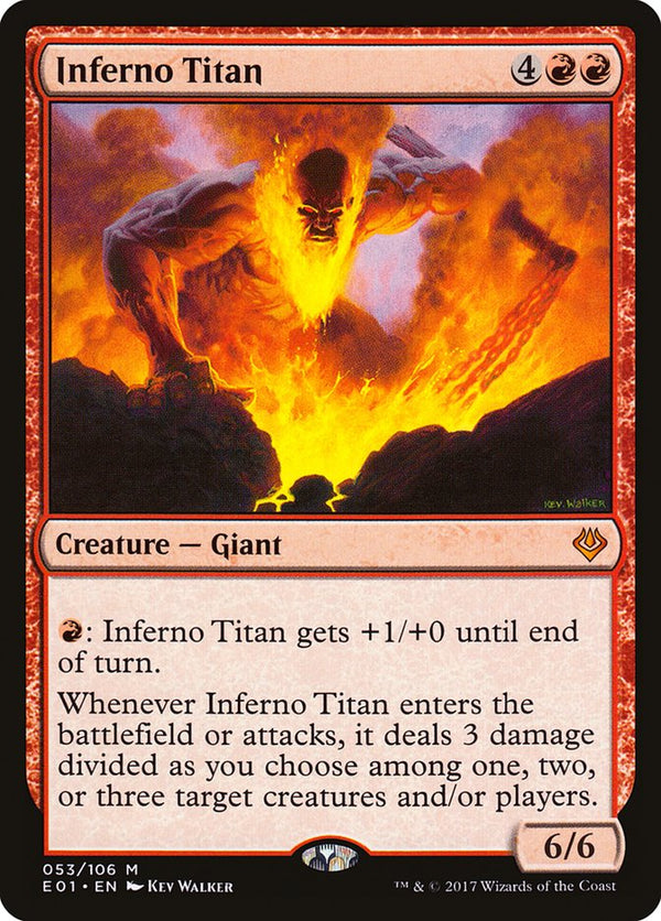 Inferno Titan - Magic: The Gathering