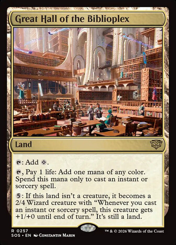 Great Hall of the Biblioplex - Magic: The Gathering