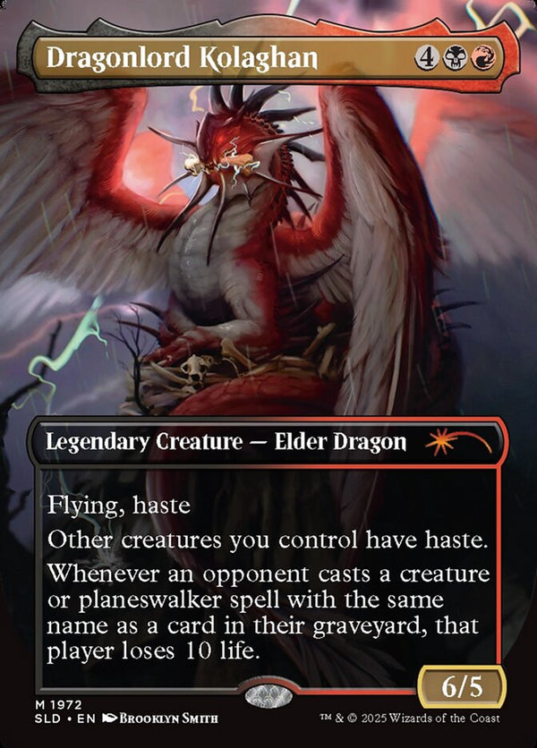 Dragonlord Kolaghan (1972) - Magic: The Gathering