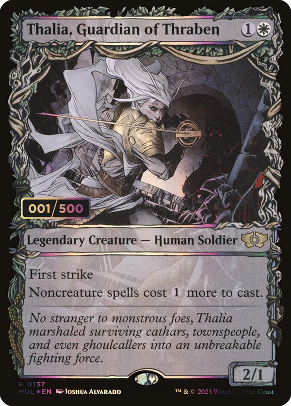 Thalia, Guardian of Thraben (Serial Numbered) - Magic: The Gathering