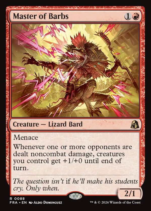 Master of Barbs (FRA 88) - Magic: The Gathering