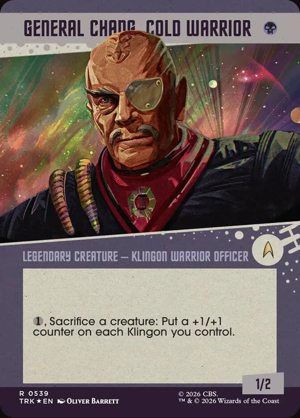 General Chang, Cold Warrior (Showcase) (0539) (Surge Foil) - Magic: The Gathering