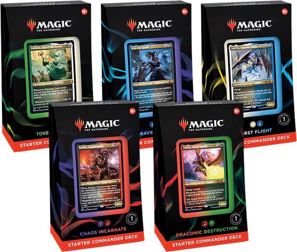Starter Commander Deck - Set of 5 - Magic: The Gathering