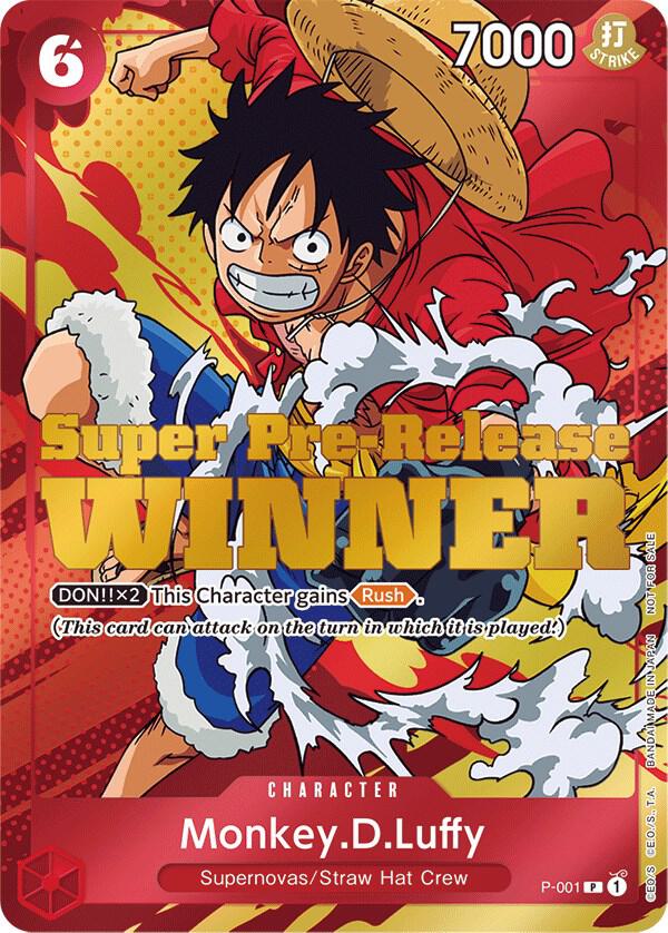 Monkey.D.Luffy (Super Pre-Release) [Winner] - One Piece Card Game