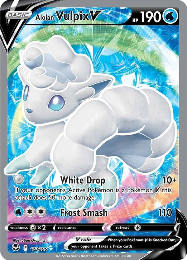 Alolan Vulpix V (Full Art) - Pokémon