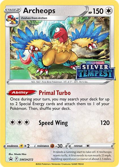 Archeops - SWSH272 (Prerelease) - Pokémon