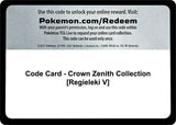 Code Card - Crown Zenith Collection [Regieleki V] - Pokémon