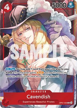 Cavendish (Box Topper) - One Piece Card Game