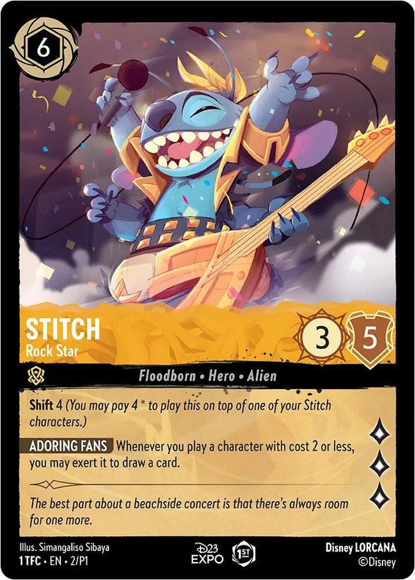 Stitch - Rock Star - Disney Lorcana
