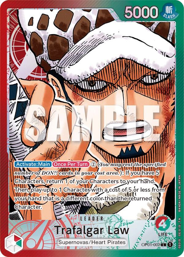 Trafalgar Law (002) (Parallel) - One Piece Card Game