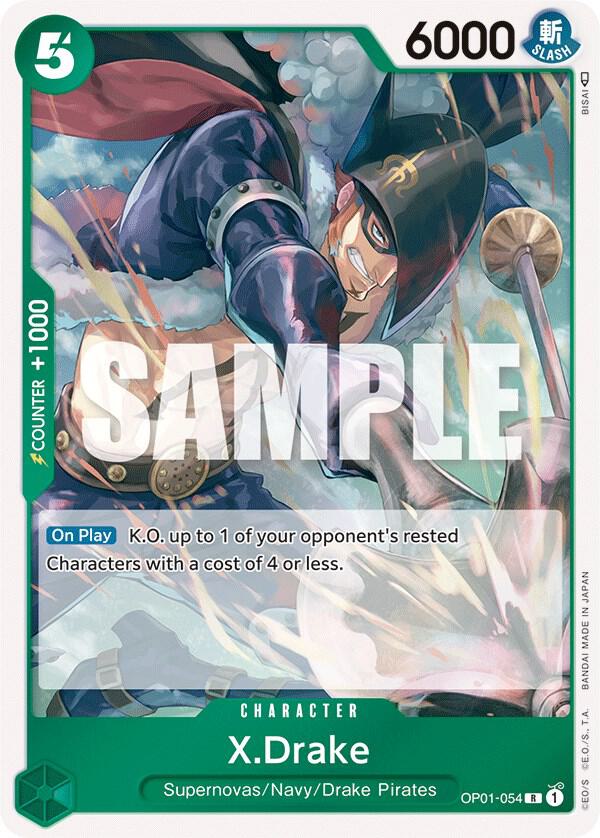 X.Drake (054) - One Piece Card Game
