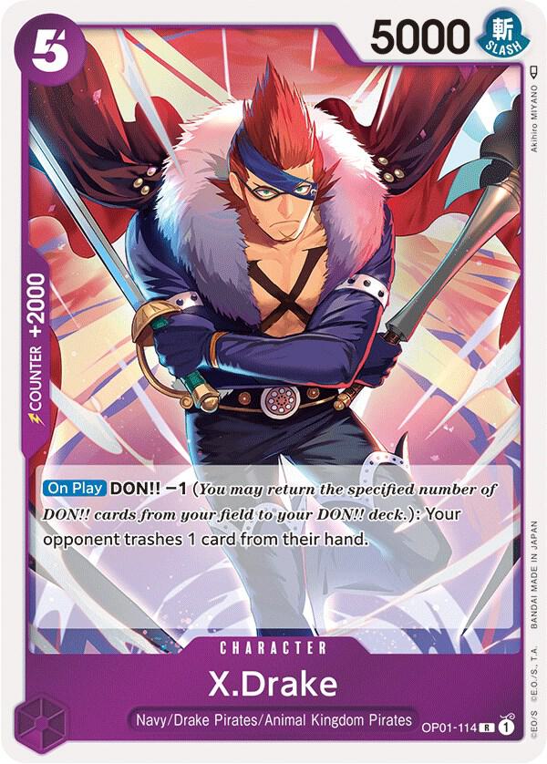 X.Drake (114) - One Piece Card Game