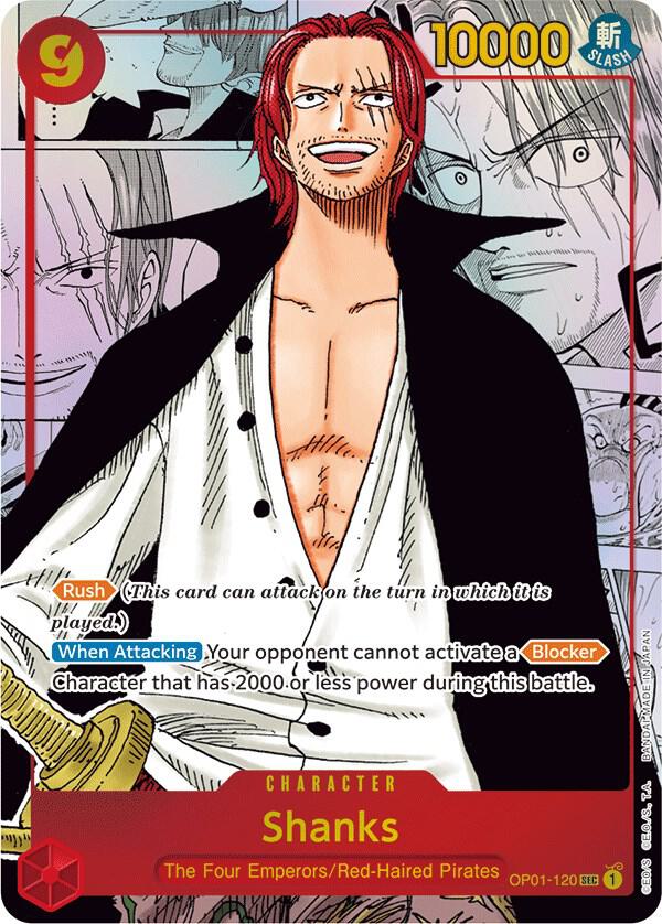 Shanks (Parallel) (Manga) (Alternate Art) - One Piece Card Game