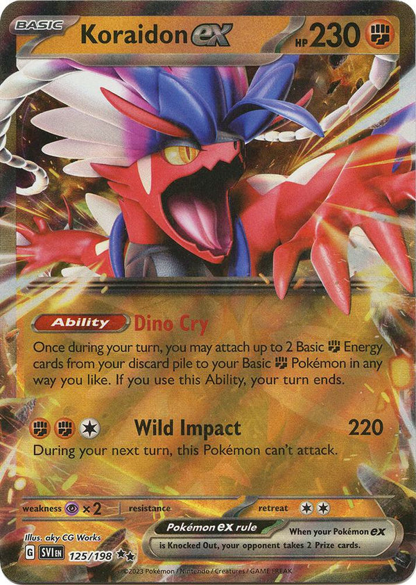 Koraidon ex - 125/198 - Pokémon