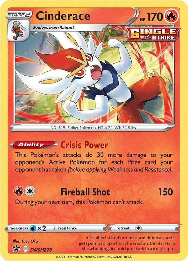 Cinderace - SWSH278 - Pokémon