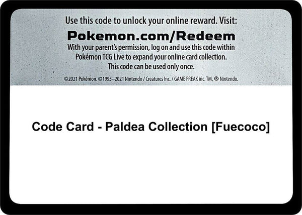 Code Card - Paldea Collection [Fuecoco] - Pokémon
