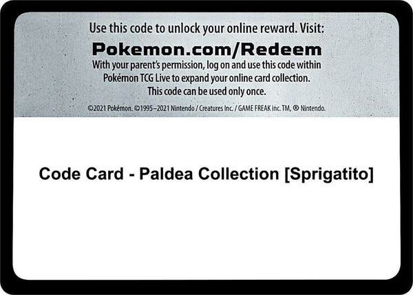 Code Card - Paldea Collection [Sprigatito] - Pokémon