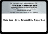 Code Card - Silver Tempest Elite Trainer Box - Pokémon