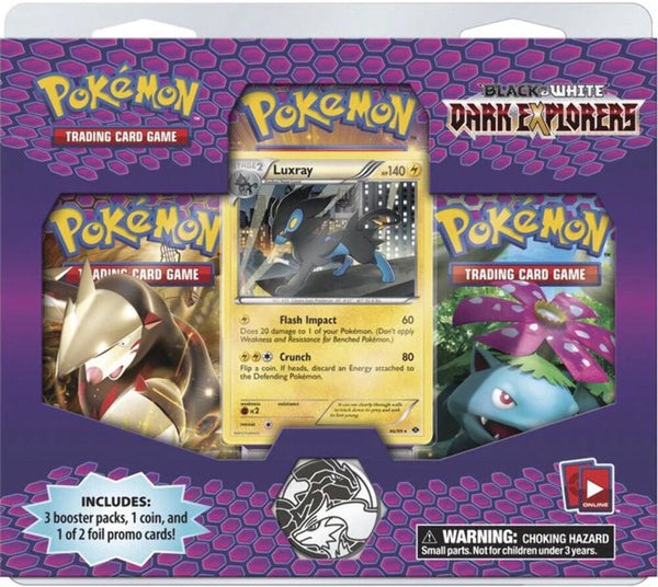 Dark Explorers 3 Pack Blister [Luxray] - Pokémon