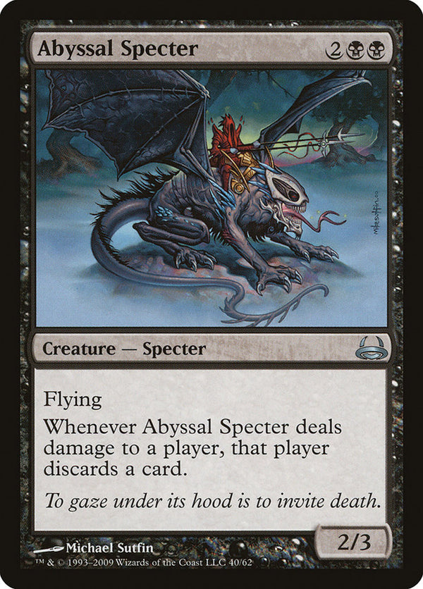 Abyssal Specter - Magic: The Gathering