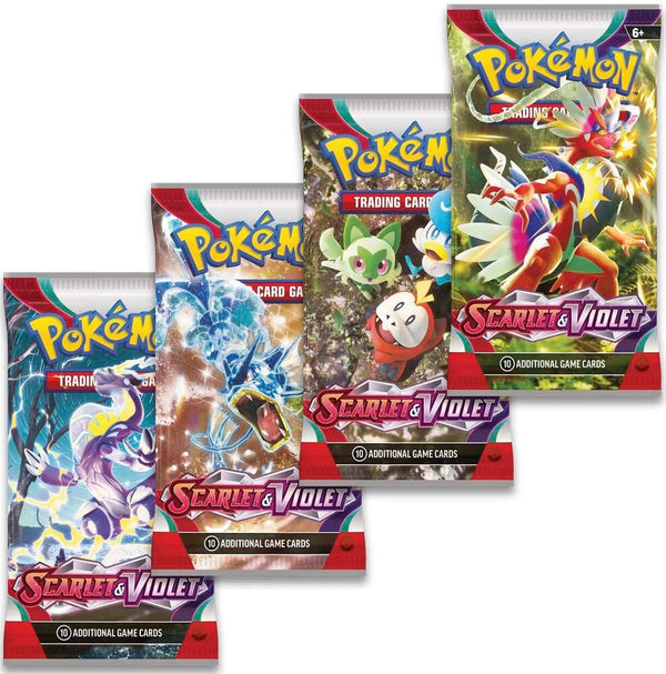 Scarlet & Violet Booster Pack Art Bundle [Set of 4] - Pokémon