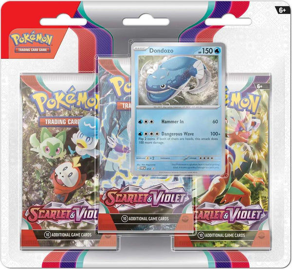 Scarlet & Violet 3 Pack Blister [Dondozo] - Pokémon
