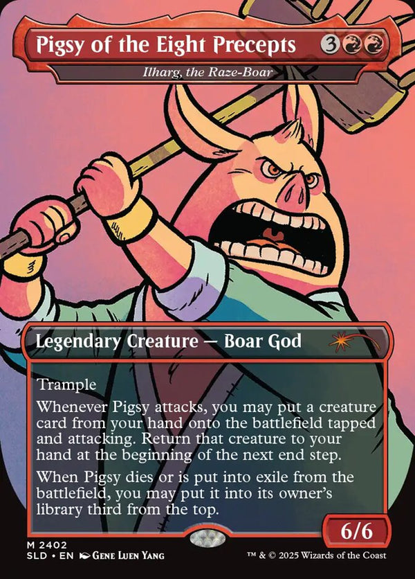 Pigsy of the Eight Precepts - Ilharg, the Raze-Boar - Magic: The Gathering