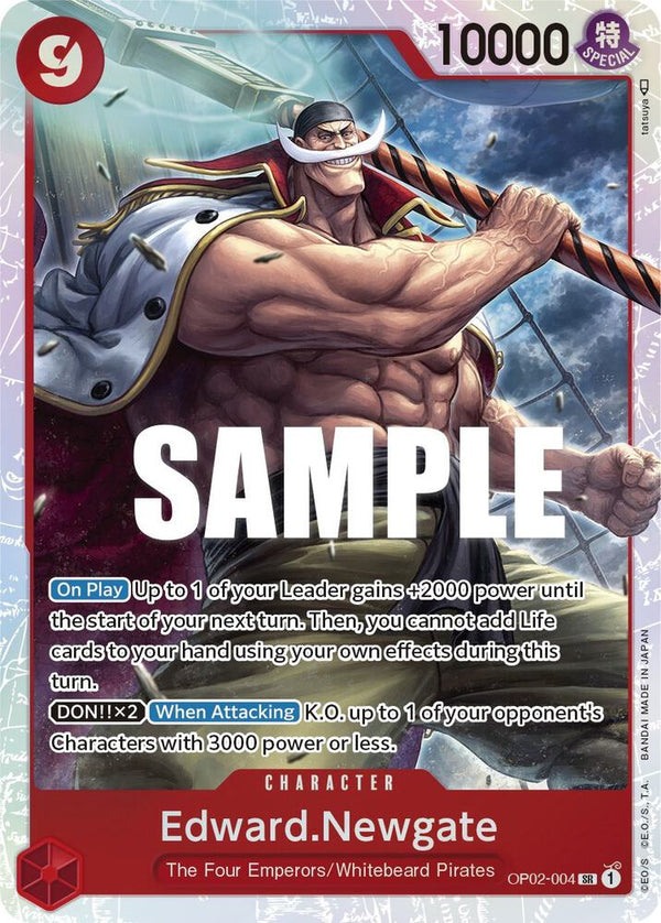 Edward.Newgate (004) - One Piece Card Game