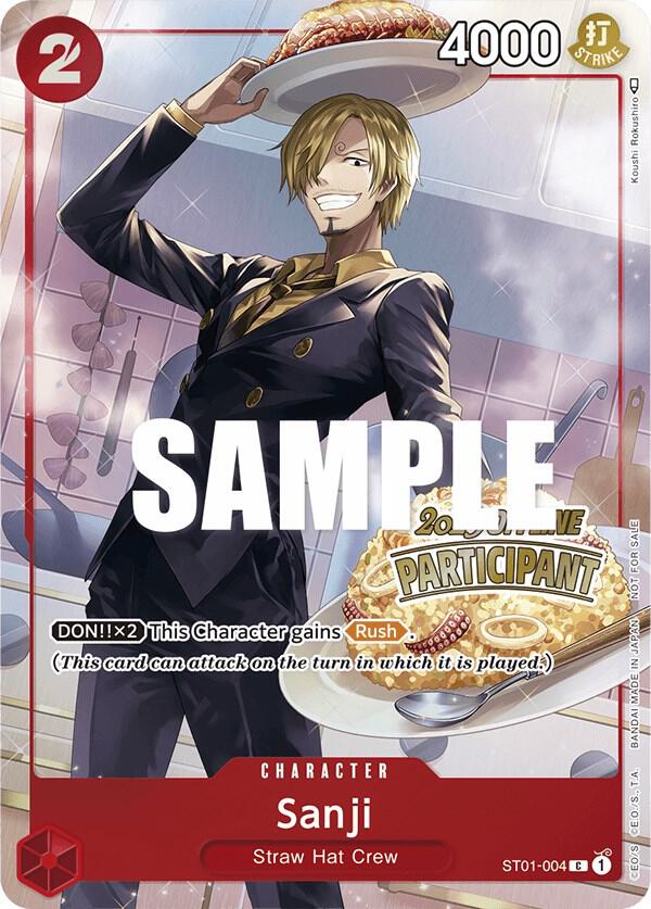 Sanji (Offline Regional 2023) [Participant] - One Piece Card Game