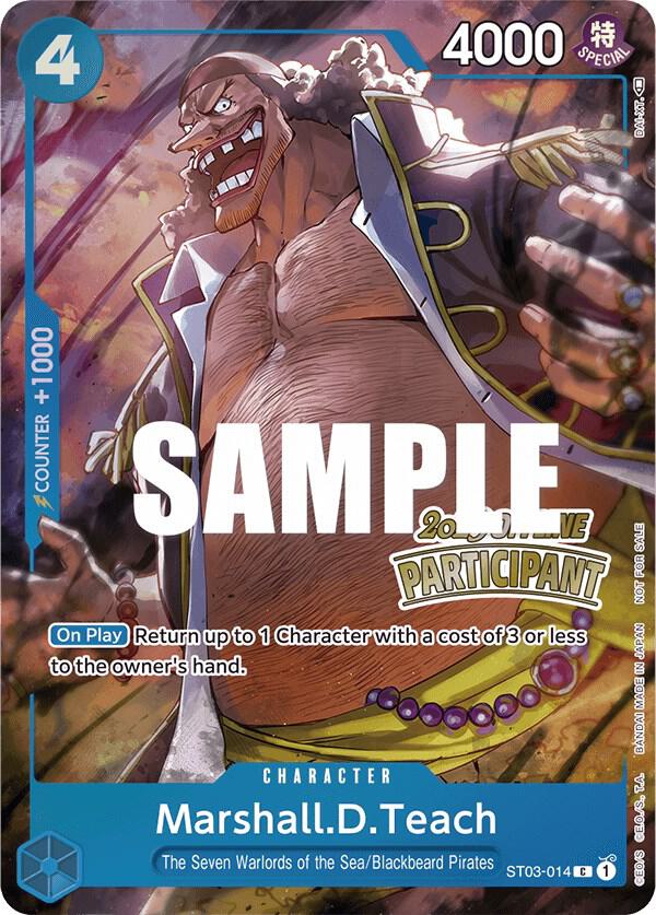 Marshall.D.Teach (Offline Regional 2023) [Participant] - One Piece Card Game
