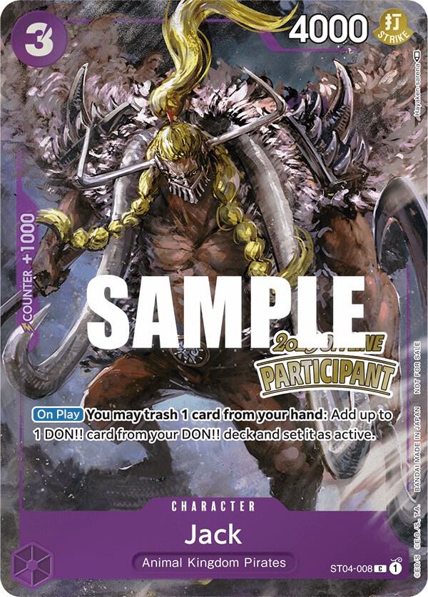 Jack (Offline Regional 2023) [Participant] - One Piece Card Game