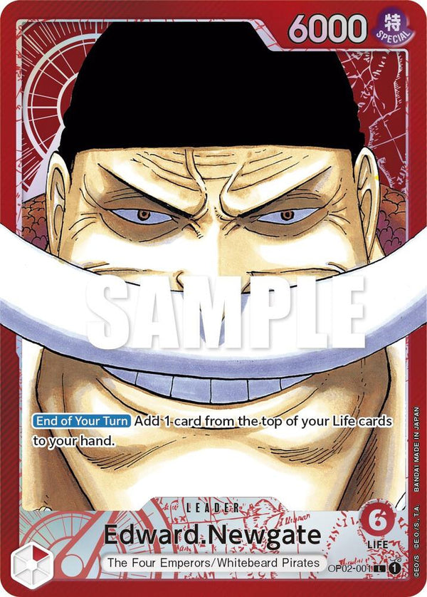 Edward.Newgate (001) (Alternate Art) - One Piece Card Game