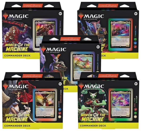 March of the Machine Commander Decks [Set of 5] - Magic: The Gathering