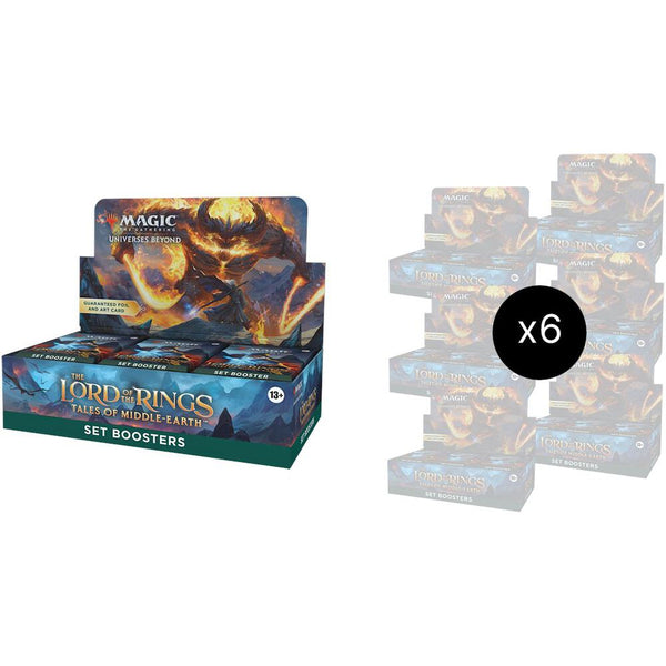 Universes Beyond: The Lord of the Rings: Tales of Middle-earth - Set Booster Box Case - Magic: The Gathering