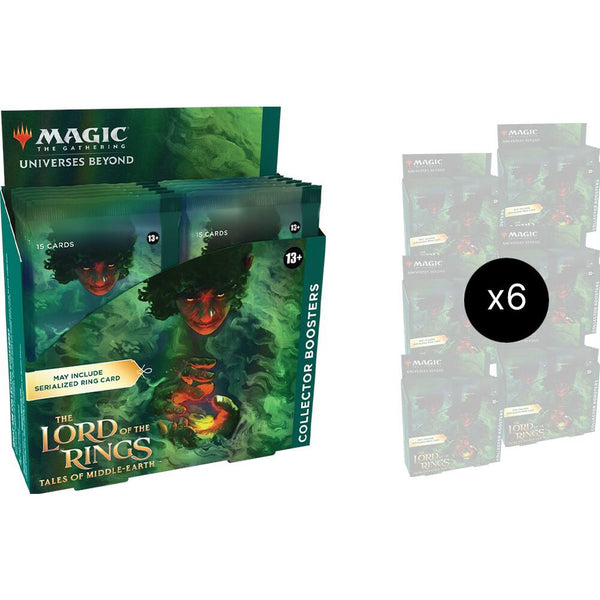 Universes Beyond: The Lord of the Rings: Tales of Middle-earth - Collector Booster Display Case - Magic: The Gathering