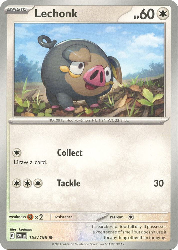Lechonk - 155/198 - Pokémon
