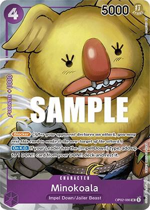 Minokoala (Box Topper) - One Piece Card Game