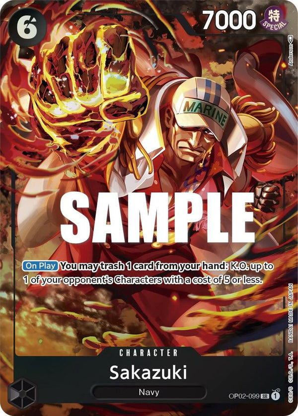 Sakazuki (Alternate Art) - One Piece Card Game