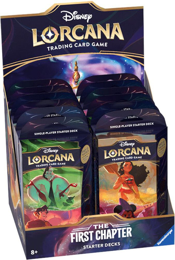 Disney Lorcana: The First Chapter Starter Deck Display - Disney Lorcana