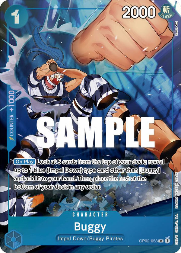 Buggy (Alternate Art) - One Piece Card Game