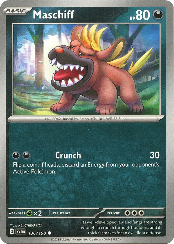 Maschiff - 136/198 - Pokémon