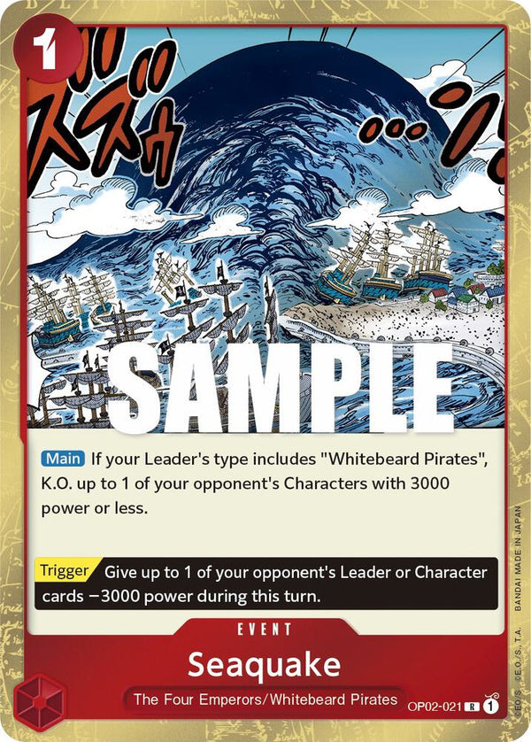 Seaquake - One Piece Card Game