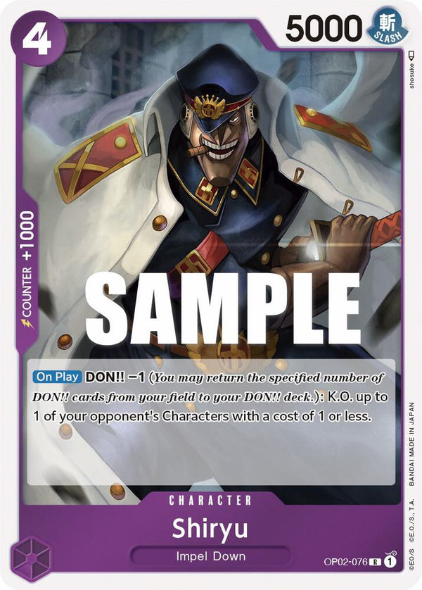 Shiryu - One Piece Card Game