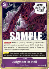 Judgment of Hell - One Piece Card Game