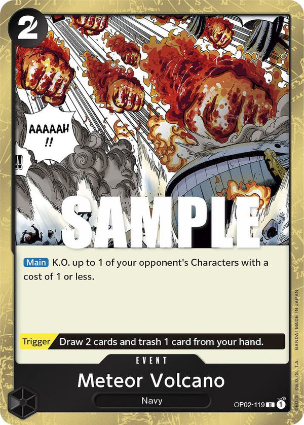 Meteor Volcano - One Piece Card Game